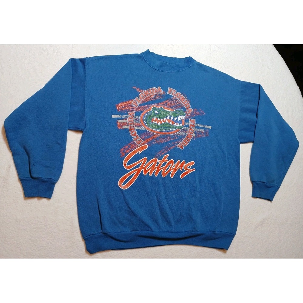 Vintage 90s Florida Gators Sweatshirt Large Tultex Maximum Sweats Crewneck USA